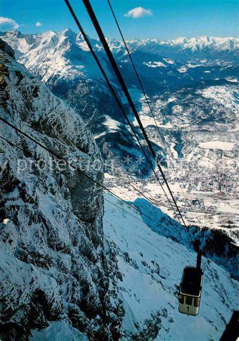 Seilbahn Karwendel Mittenwald Zugspitzgruppe Wet