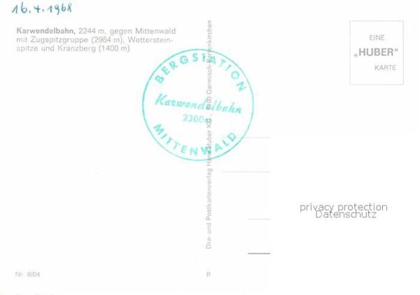 Seilbahn Karwendel Mittenwald Zugspitzgruppe Wet – Bild 2