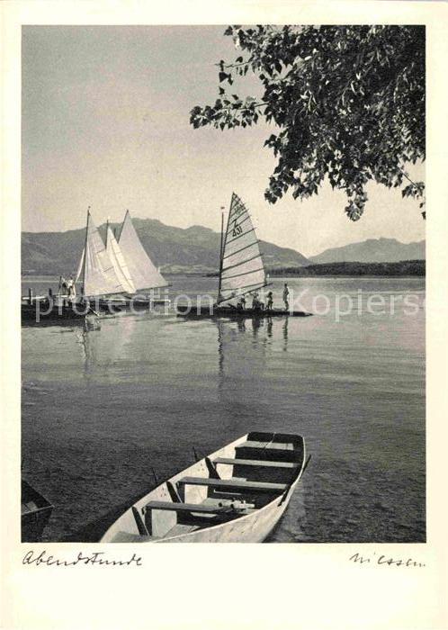 Segelboote Frauenchiemsee