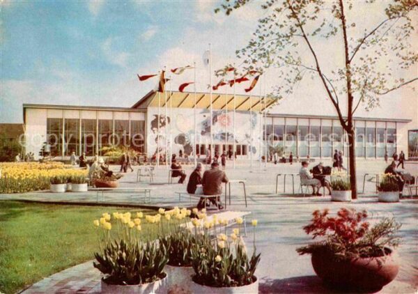 Gartenbauaustellung Erfurt Halle I Völkerfreundschaft Festp