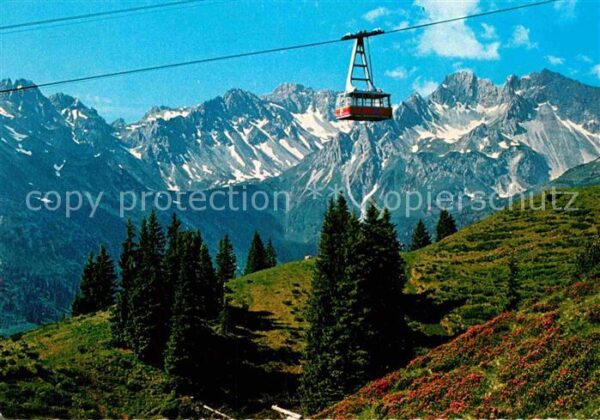Seilbahn Fellhorn Oberstdorf Birgsautal