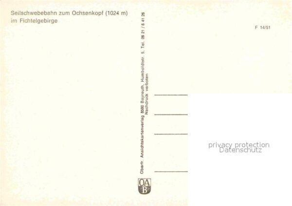 Sessellift Ochsenkopf Fichtelgebirge – Bild 2