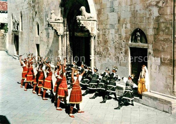 Tanz Taenzer Korcula Moreska knight's Dance Rittersp