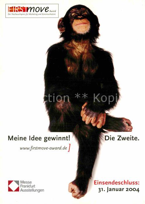 Affen Werbung Firstmove Nachwuchspreis Market