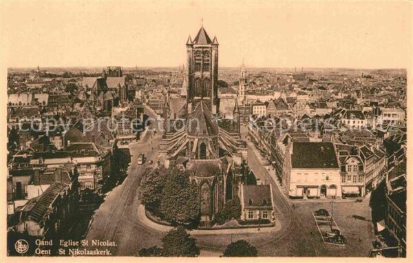 Gand Belgien Eglise St Nicolas