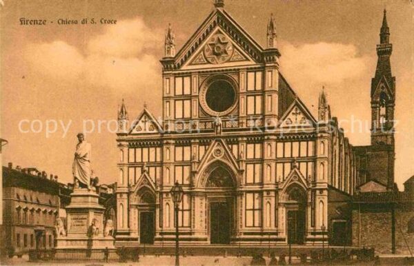 Firenze Florenz Chiesa di Santa Croce Monumento Kirche