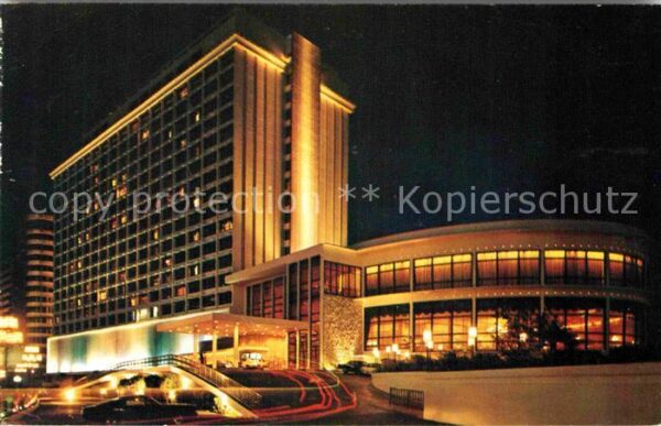 Miami Beach Hotel Plaza at night