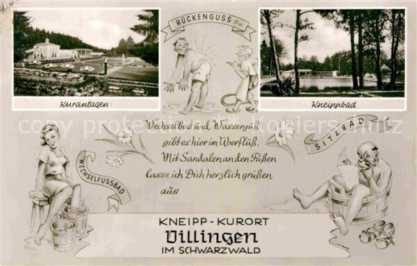 Villingen-Schwenningen Kuranlagen Kneippbad Kuranwendungen Kar