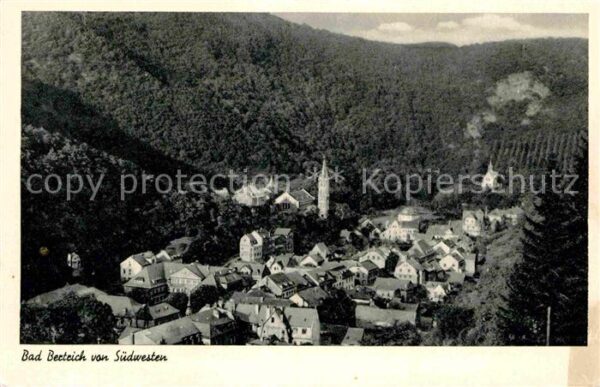 Bad Bertrich Panorama Blick von Südwesten