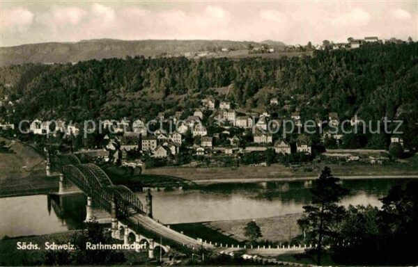 Rathmannsdorf Pirna Blick über die Elbe