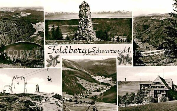Feldberg Schwarzwald Feldsee Bismarck Denkmal Schweizer Alpe