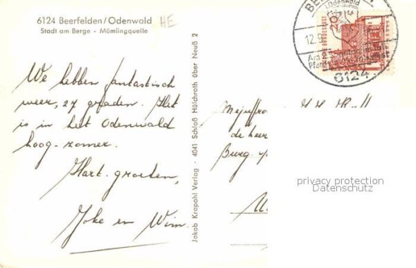 Beerfelden Odenwald Mümlingquelle Stadt der Berge – Bild 2