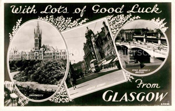 Glasgow University Argyle Street King George V