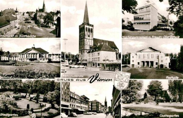 Viersen Neumarkt Kirche Bahnhof Stadtgarten Cas