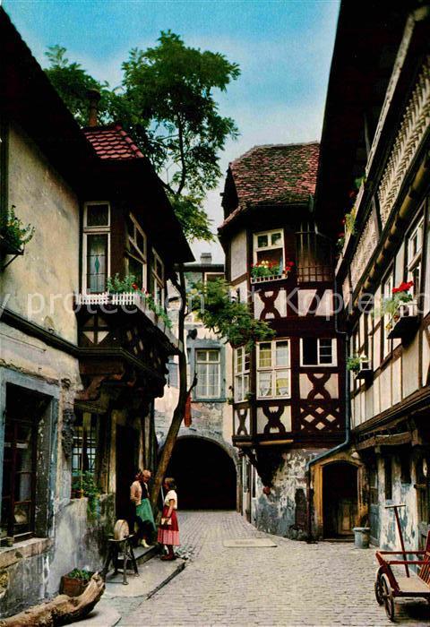 Neustadt Weinstrasse Altstadt Gasse Fachwerkhäuser