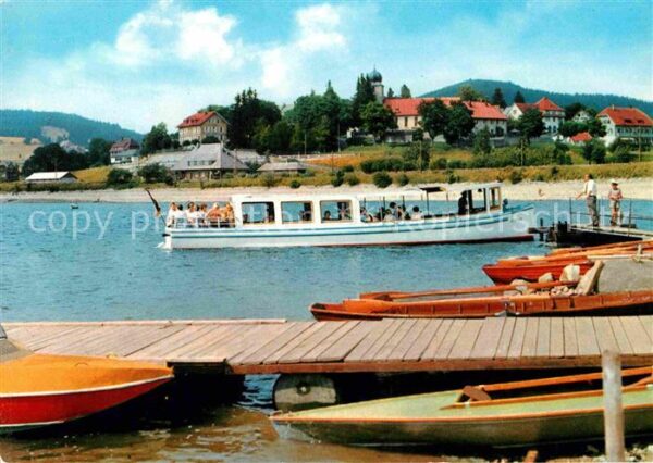 Schluchsee Bootssteg Anleger Ausflugsboot Grösster