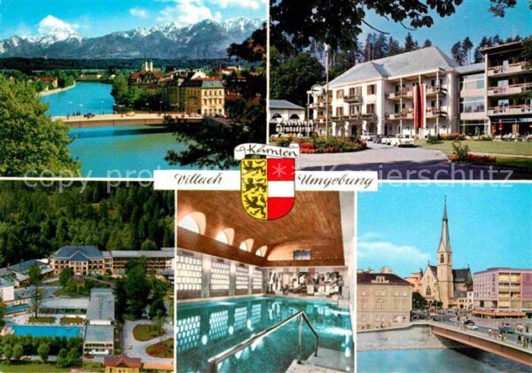 Villach Kaernten Kurhotel Badeanlagen Warmbad Drau Brück