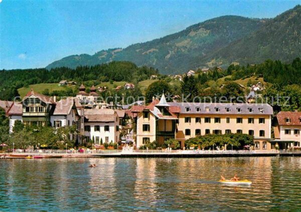 Millstatt Millstaettersee Seehotel Die Forelle mit Dependance Gab