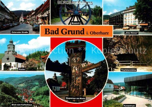 Bad Grund Osteroder Strasse Kirche Kaffeehaus Ber