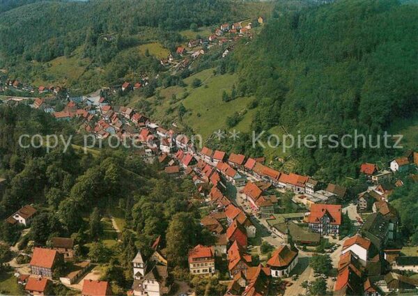 Bad Grund Moorheilbad Kurort Fliegeraufnahme