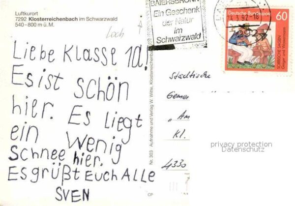 Klosterreichenbach Panorama Luftkurort im Schwarzwald – Bild 2