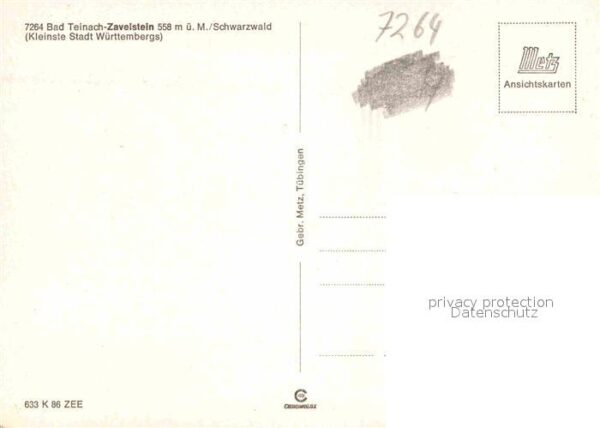 Zavelstein Panorama Kleinste Stadt Württembergs – Bild 2