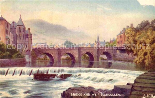 Llangollen Bridge Weir