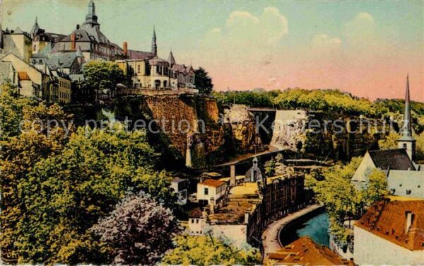 LUXEMBOURG  Luxemburg Vallee Petrusse Ville Haute