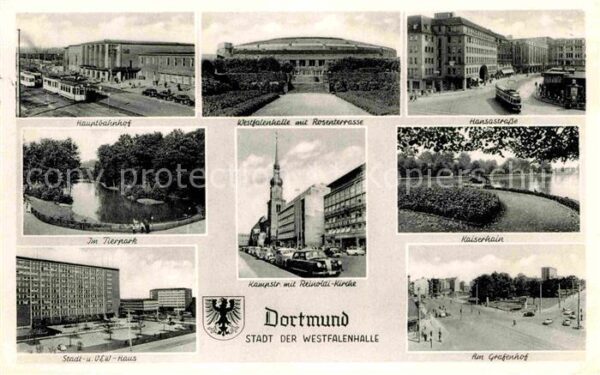 Dortmund Hauptbahnhof Westfalenhalle Rosenterras