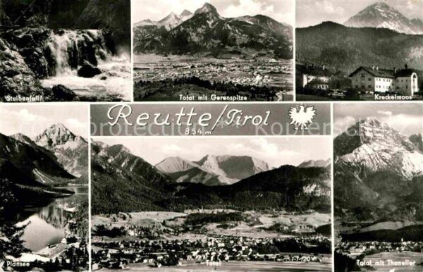 Reutte Tirol Stuibenfall Gerenspitze Kreckelmoos Pla