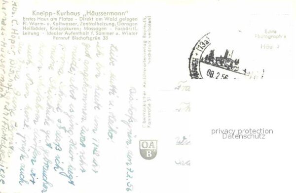 Bischofsgruen Kurhaus Häußermann Panorama – Bild 2