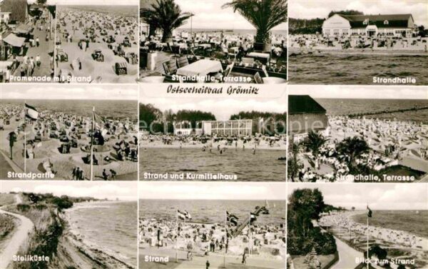 Groemitz Ostseebad Strandhalle Kurmittelhaus Steilküste