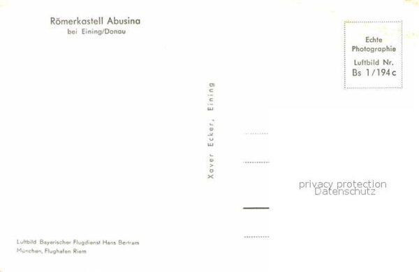 Eining Fliegeraufnahme Römerkastell Abusina – Bild 2