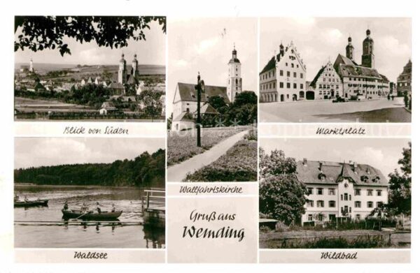 Wemding Waldsee Wildbad Marktplatz Wallfahrtski