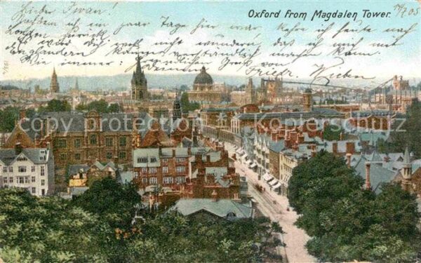 Oxford Oxfordshire Magdalen Tower
