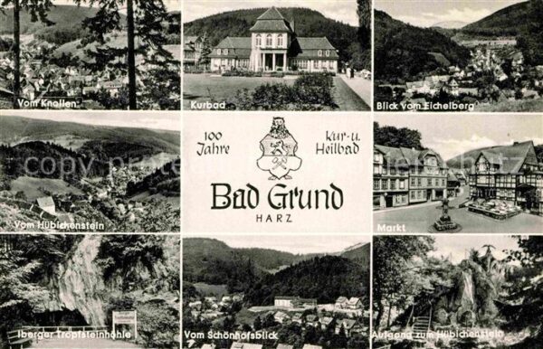 Grund Harz Bad Knollen Kurbad Eichelberg Hübichenstein