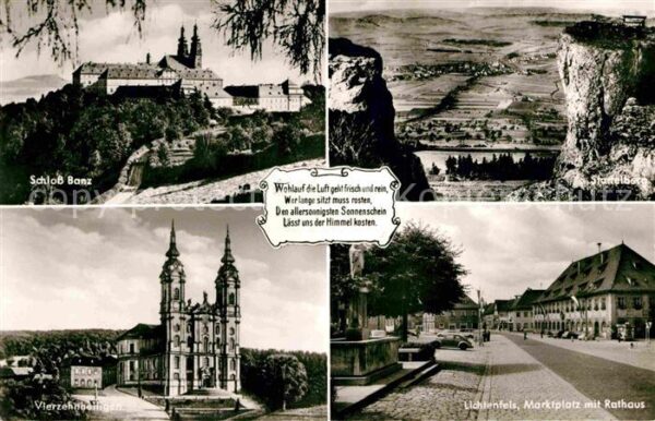 Lichtenfels Bayern Schloss Banz Staffelberg Vierzehnheilig