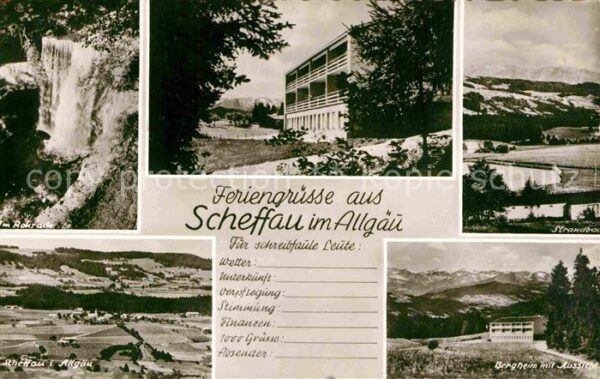 Scheffau Scheidegg Panorama Bergheim Strandbad