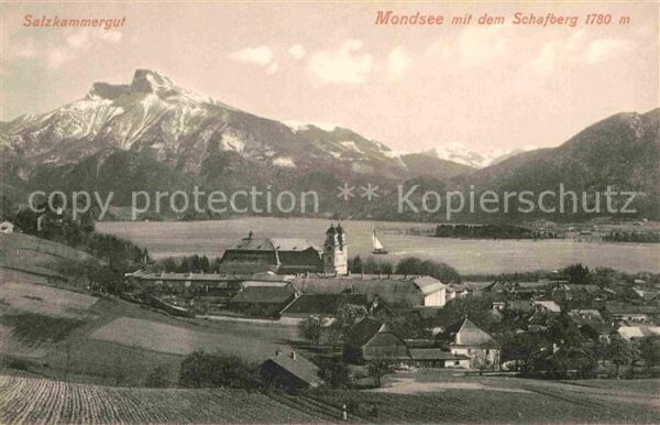 Mondsee Salzkammergut Schafberg