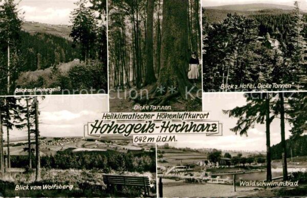 Hohegeiss Harz Wolfsberg Waldschwimmbad Hotel Dicke Ta