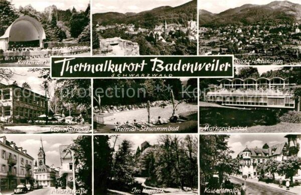 Badenweiler Kurkonzert Kurhaus Thermal Schwimmbad M