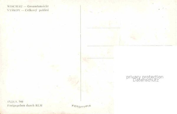 Wischau Tschechien Panorama – Bild 2