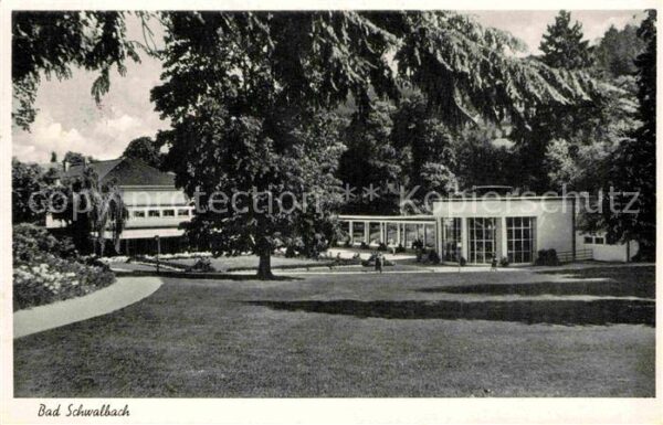 Schwalbach Bad Kurhaus Kurgarten