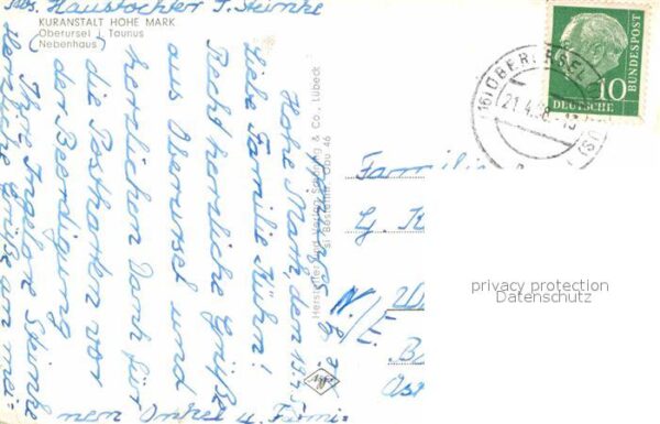 Oberursel Taunus Kuranstalt Hohe Mark – Bild 2