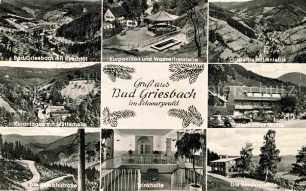 Bad Griesbach Schwarzwald  Renchtal Kurpavillon Kniebis Mütterheim
