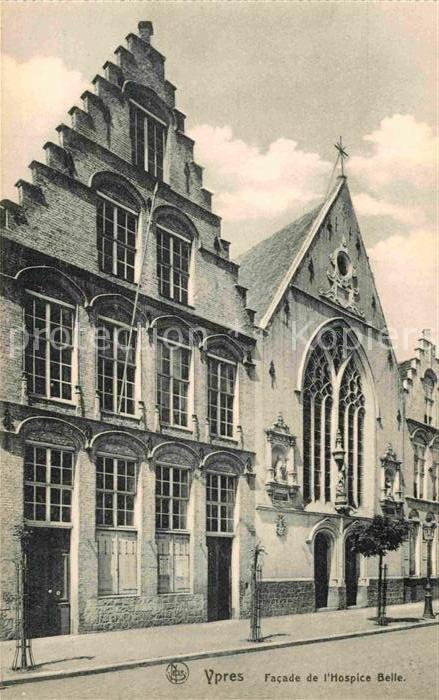 Ypern Ypres Facade Hospice Belle