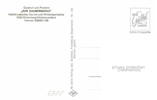 Winterberg Hochsauerland Gasthof Pension Zur Daubermühle – Bild 2