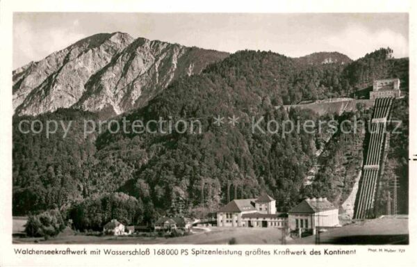 Walchensee Kraftwerk Wasserschloss