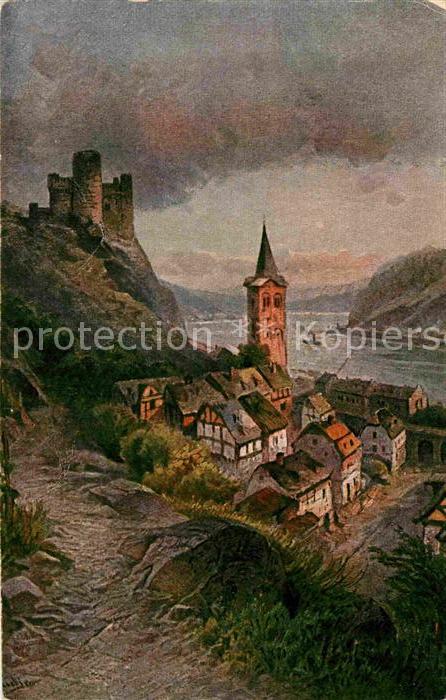 Trier Burg Maus Künstlerkarte