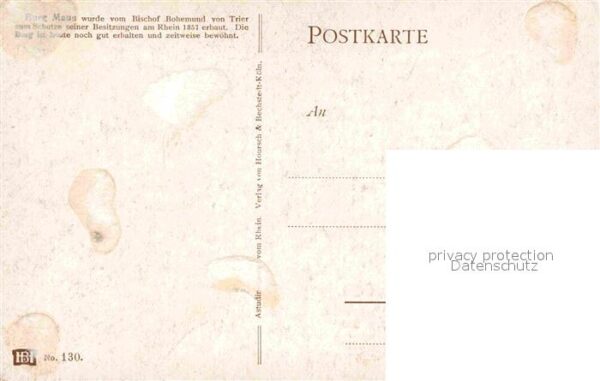 Trier Burg Maus Künstlerkarte – Bild 2